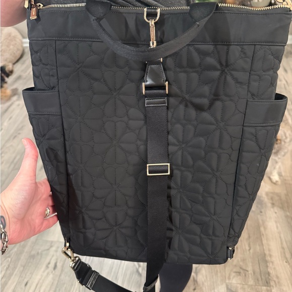 Black Quilted Women's Bag - Picture 3 of 8